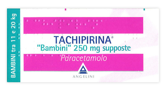 TACHIPIRINA*BB 10SUPP 250MG - Fontenova srl