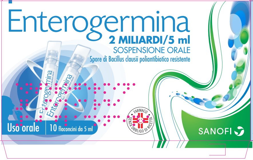 ENTEROGERMINA*OS 10FL 2MLD/5ML - Fontenova srl