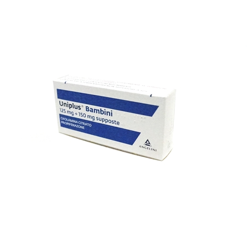 UNIPLUS*BB 10SUPP 125MG+150MG - Fontenova srl