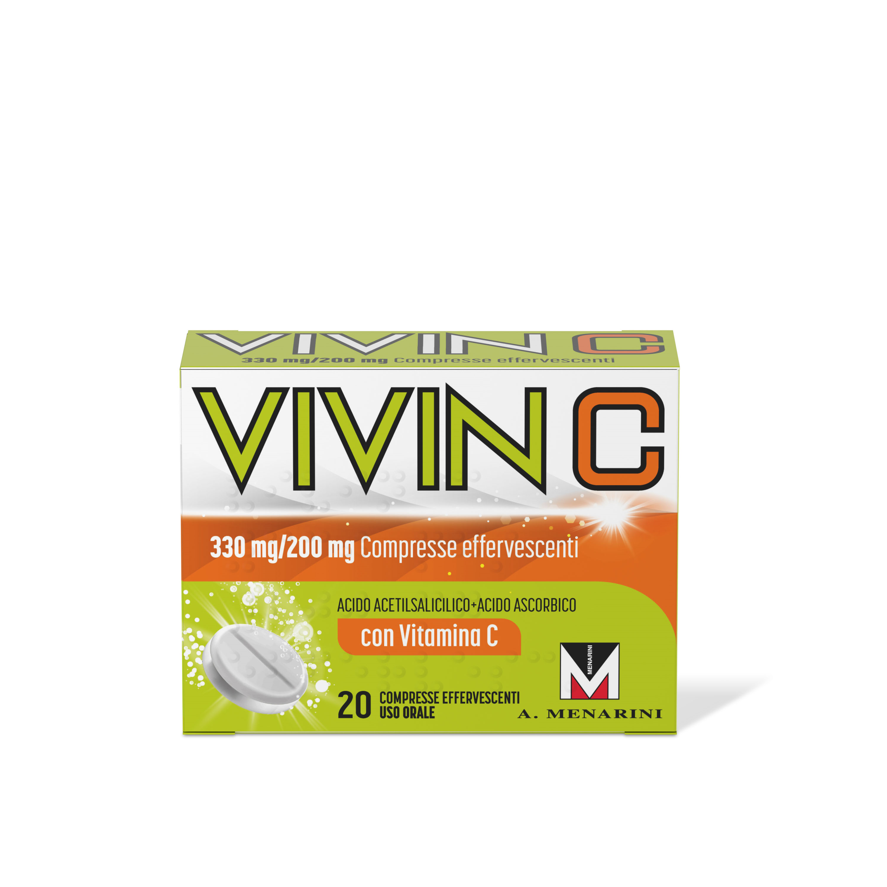 VIVIN C*20CPR EFF 330MG+200MG - Fontenova srl