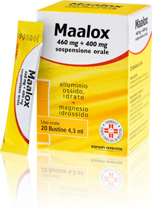 MAALOX*OS 20BUST 460MG+400MG - Fontenova srl