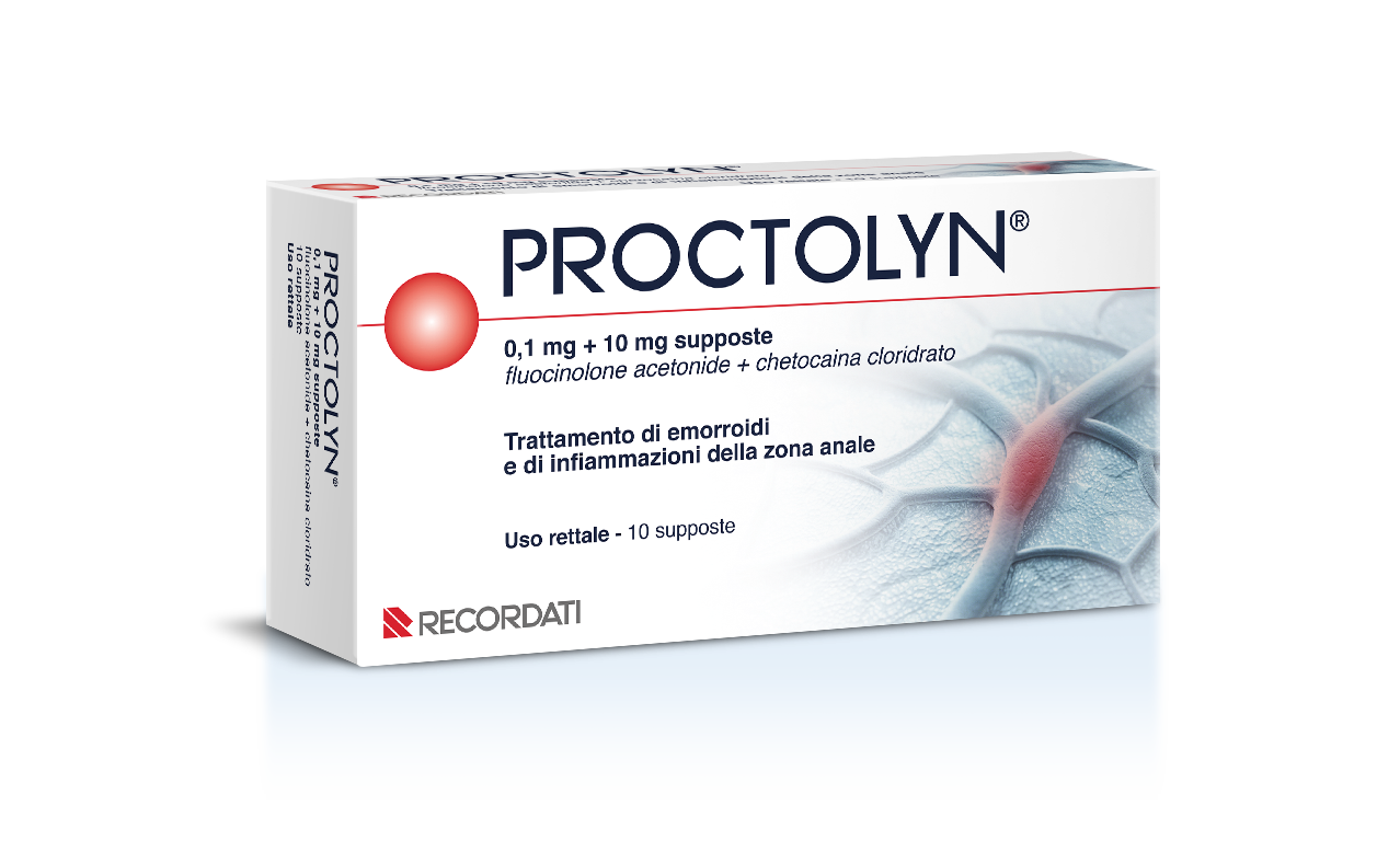 PROCTOLYN*10SUPP 0,1MG+10MG - Fontenova srl