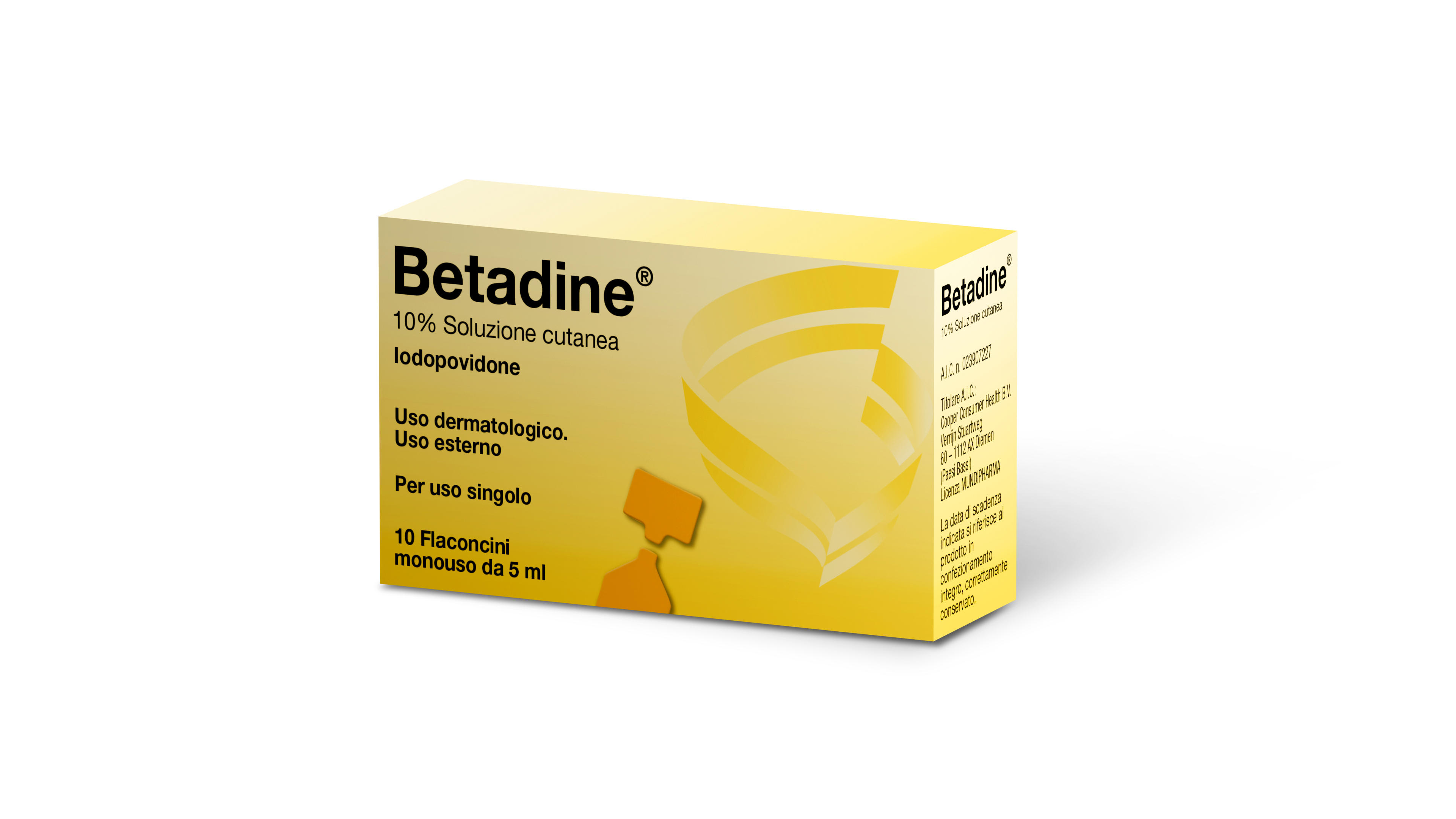 BETADINE*SOL CUT 10FL 5ML 10% - Fontenova srl