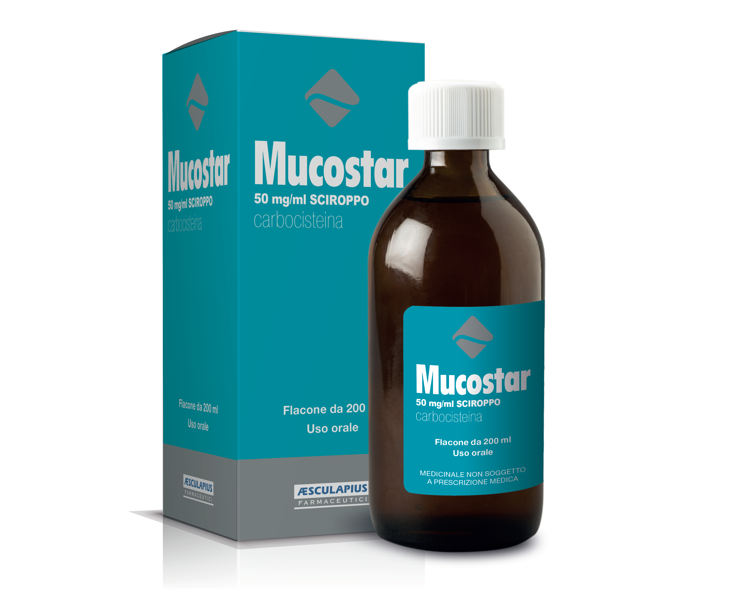 MUCOSTAR*SCIR FL 200ML 50MG/ML - Fontenova srl