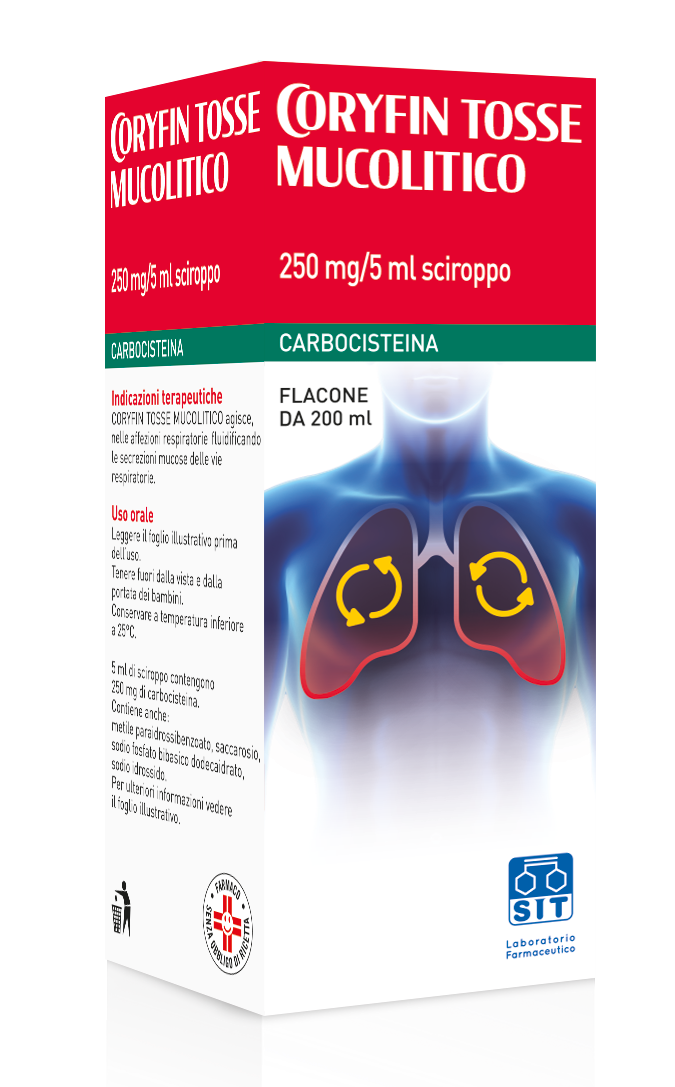 CORYFIN MUCOLITICO*SCIR 200ML - Fontenova srl