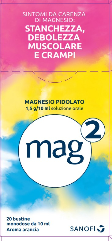 MAG 2*OS SOLUZ 20BUST1,5G/10ML - Fontenova srl