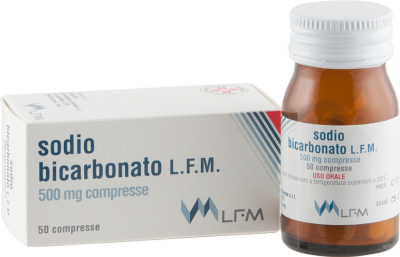 SODIO BICARB*50CPR 500MG FL - Fontenova srl