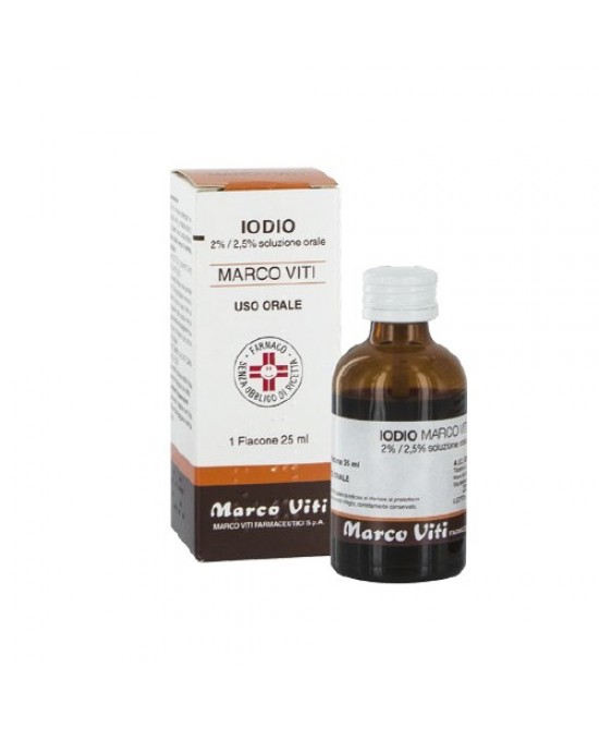IODIO OS SOLUZ MV*25ML 2%+2,5% - Fontenova srl