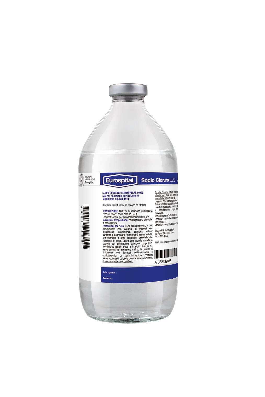 SODIO CLORURO EUROS*0,9% 250ML - Fontenova srl