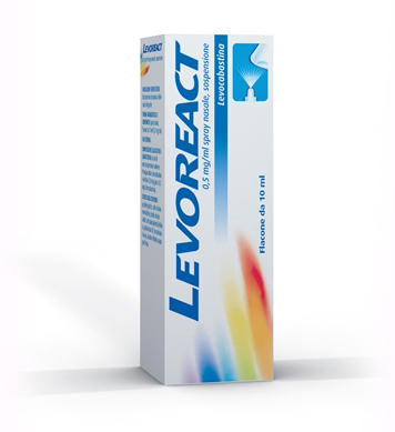LEVOREACT*SPRAY NAS 10ML 0,5MG - Fontenova srl