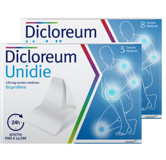 DICLOREUM UNIDIE*8CER 136MG24H - Fontenova srl