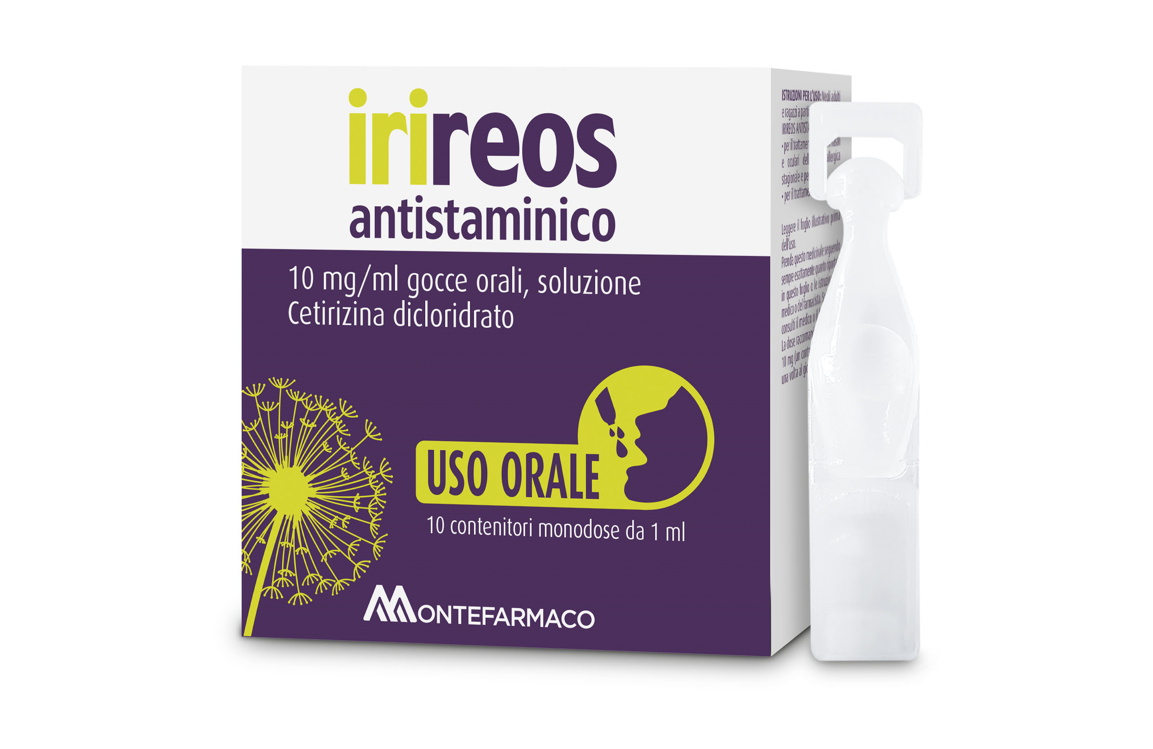 IRIREOS ANT*OS GTT 10FL10MG1ML - Fontenova srl