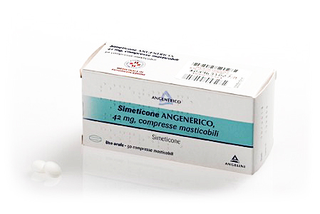 SIMETICONE ANG*50CPR MAST 42MG - Fontenova srl