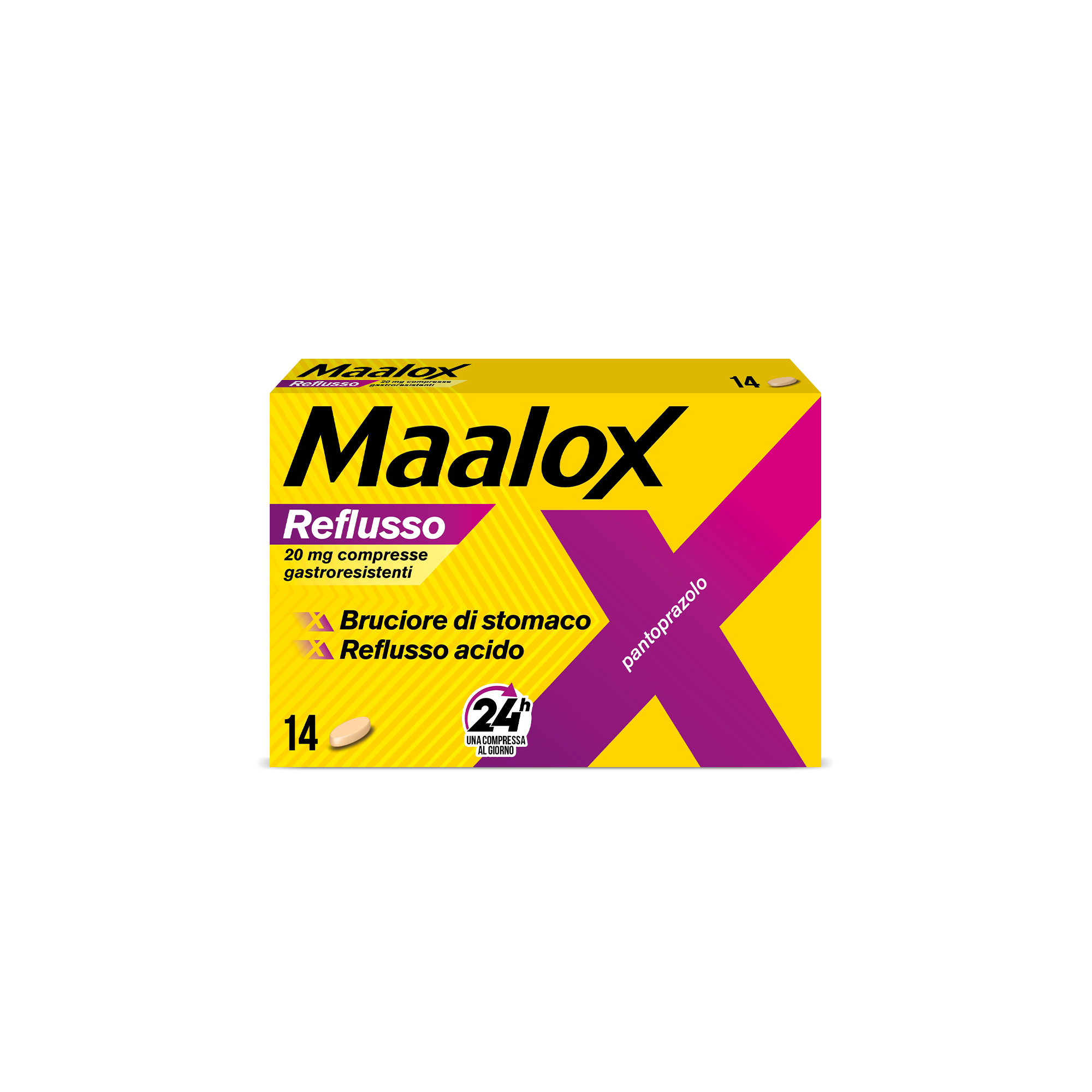 MAALOX REFLUSSO*14CPR 20MG - Fontenova srl