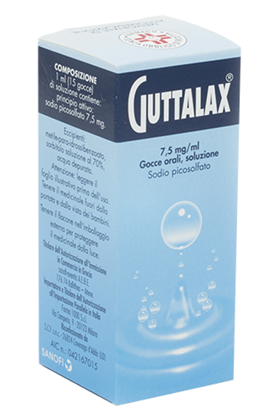 GUTTALAX*OS GTT 15ML 7,5MG/ML - Fontenova srl