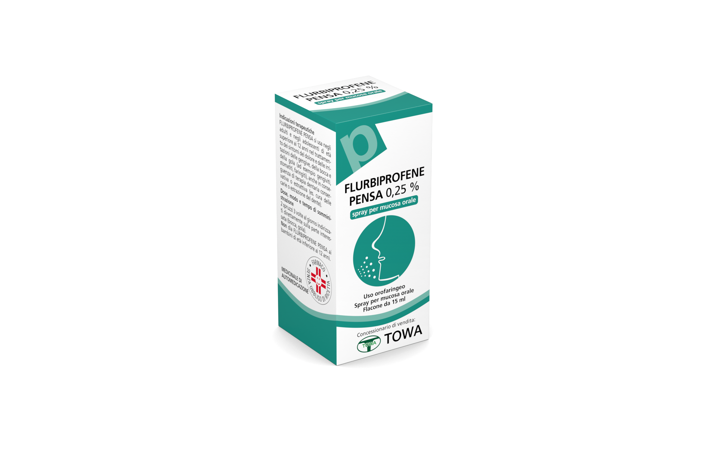FLURBIPROFENE PE*OS SPRAY 15ML - Fontenova srl