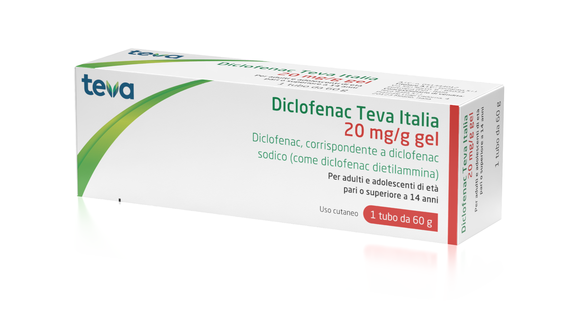 DICLOFENAC TE*GEL 60G 20MG/G - Fontenova srl