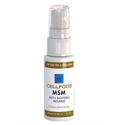CELLFOOD MSM METIL SULFONIL METANO SOLUZIONE SALINA COLLOIDALE 30 ML - Fontenova srl