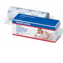 FASCIA AUTOADESIVA IPOALLERGENICA FISSAGGIO CATETERI FIXOMULL STRETCH. SUPPORTO IN POLIESTERE NON TESSUTO BIANCO, MASSA IN POLICARBONATO SENZA RESINE E GOMME NATURALI. 10X200CM - Fontenova srl