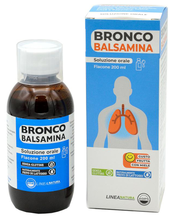 BRONCOBALSAMINA SOLUZIONE ORALE 200 ML GUSTO FRUTTA CON MIELE - Fontenova srl