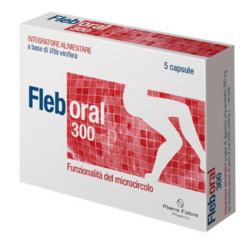 FLEBORAL 300 5 CAPSULE - Fontenova srl