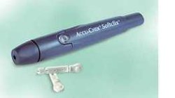 PENNA PUNGIDITO ACCU-CHEK SOFTCLIX + 25 LANCETTE SOFTCLIX + MANUALE DI UTILIZZO - Fontenova srl