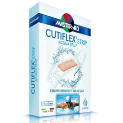 CEROTTO MASTER-AID CUTIFLEXMED STRIP TRASPARENTE IMPERMEABILE SUPPORTO IN POLIURETANO GRANDE 10 PEZZI - Fontenova srl