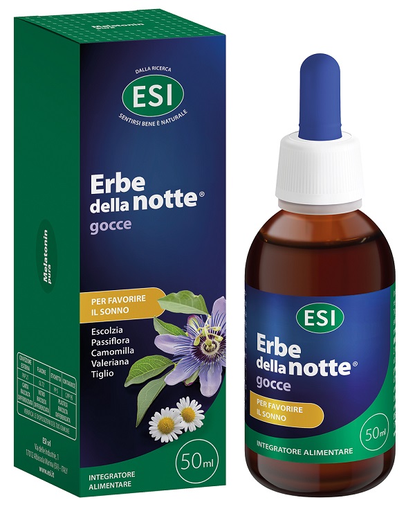 ESI ERBE DELLA NOTTE GOCCE ANALCOLICO 50 ML SENZA GLUTINE - Fontenova srl