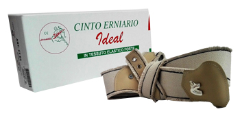 CINTO ERNIARIO IDEAL IN TESSUTO ELASTICO FORTE DOPPIO GRIGIO FRANGIATO 100CM - Fontenova srl