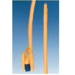 CATETERE FOLEY MEDICAL URETRALE A 3 VIE 5/15CC CH16 IN LATTICE SILICONATO 10 PEZZI - Fontenova srl