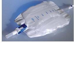 SACCA RACCOGLI URINA DA GAMBA PER INCONTINENZA IN PVC 750 ML RIVESTITA TUBO RACCORDO DIRITTO 30 CM+RUBINETTO SCARICO+VALVOLA ANTIREFLUSSO+2 FASCE RIVESTITE SILICONE 10 PEZZI - Fontenova srl
