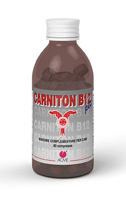 CARNITON B12 PET 80 COMPRESSE - Fontenova srl