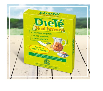 DIETE TE LIMONE SOLUBILE SENZA ZUCCHERO 10 BUSTINE - Fontenova srl