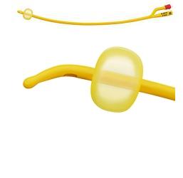 CATETERE FOLEY A MEDIA PERMANENZA  RUSCH GOLD PLUS A 2 VIE IN SILKOLATEX LATTICE-SILICONE PER ADULTO CH12 LUNGHEZZA 40 CM PUNTA CILINDRICA A 2 FORI PALLONCINO 5-15 ML 1 PEZZO - Fontenova srl