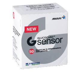 STRISCE MISURAZIONE GLICEMIA GLUCOCARD G SENSOR 50 PEZZI - Fontenova srl