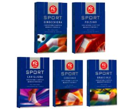 GINOCCHIERA PIC SPORT 222712 ELASTICA MONO ESTENSIBILE PER FISSARE STABILIZZARE E CONTENERE LE ARTICOLAZIONI MISURA MEDIA - Fontenova srl