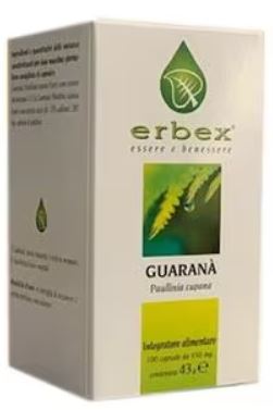 GUARANA 100 CAPSULE 430MG - Fontenova srl