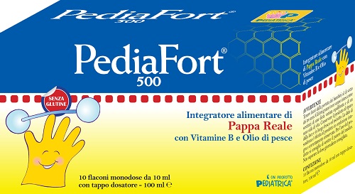 PEDIAFORT 500 10 FLACONI - Fontenova srl