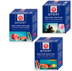 TAPPO AURICOLARE IN SILICONE PIC SPORT 6 PEZZI - Fontenova srl