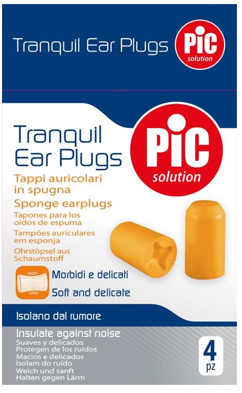 TAPPI AURICOLARI TRANQUIL IN SPUGNA 4 PEZZI - Fontenova srl