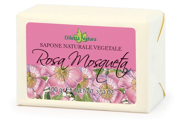 DILETTA N SAPONE ROSA MOSQUETA 100 G - Fontenova srl