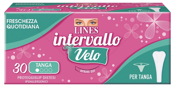 LINES VELO SALVASLIP TANGA 30 PEZZI - Fontenova srl