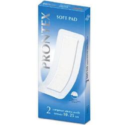 GARZA COMPRESSA PRONTEX SOFT PAD 10X25 CM 2 PEZZI - Fontenova srl