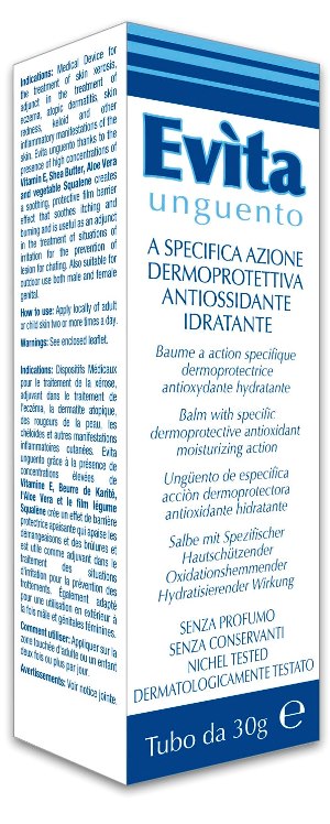 EVITA UNGUENTO A SPECIFICA AZIONE DERMOPROTETTIVA ANTIOSSIDANTE IDRATANTE 30 ML - Fontenova srl