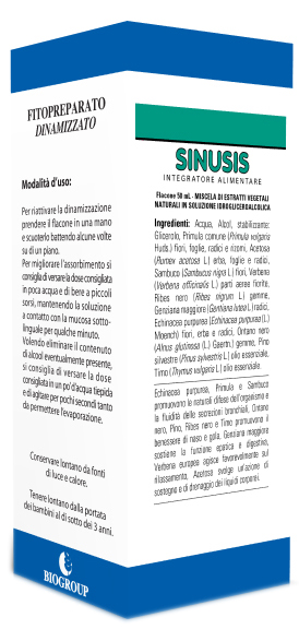 SINUSIS SOLUZIONE IDROALCOLICA 50 ML - Fontenova srl