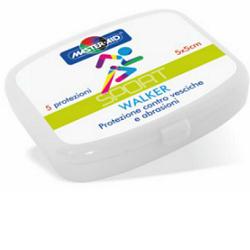 PROTEZIONE TALLONE VESCICHE E ABRASIONI MASTER-AID SPORT WALKER 5X5 5 PEZZI - Fontenova srl