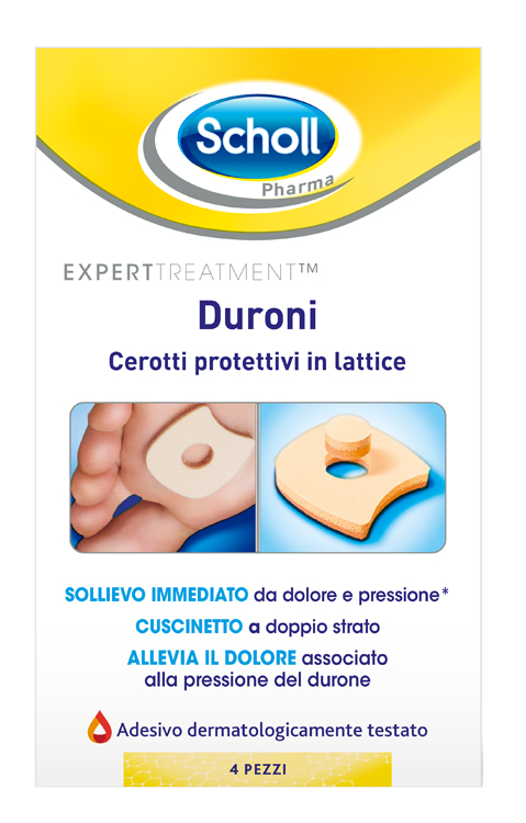 CEROTTO PROTETTIVO PER DURONI SCHOLL IN LATTICE 4 PEZZI - Fontenova srl