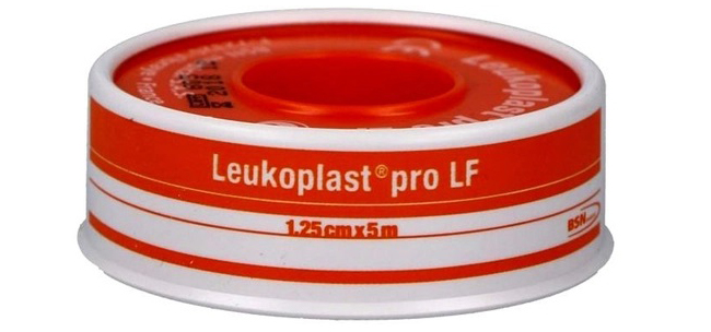 CEROTTO CHIRURGICO MEDICATO IN ROCCHETTO LEUKOPLAST PRO LF CON OSSIDO DI ZINCO 1,25X500 CM - Fontenova srl