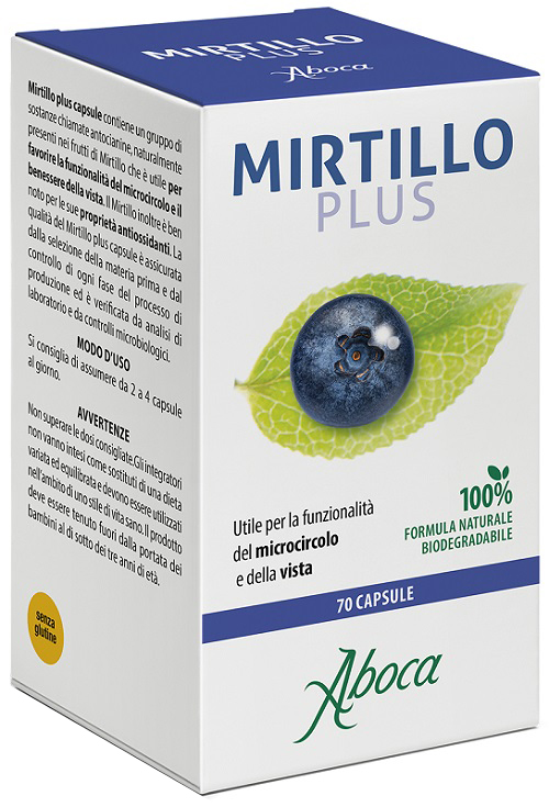 MIRTILLO PLUS 70 CAPSULE - Fontenova srl