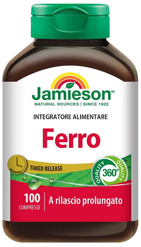 JAMIESON FERRO A RILASCIO PROLUNGATO 100 COMPRESSE - Fontenova srl